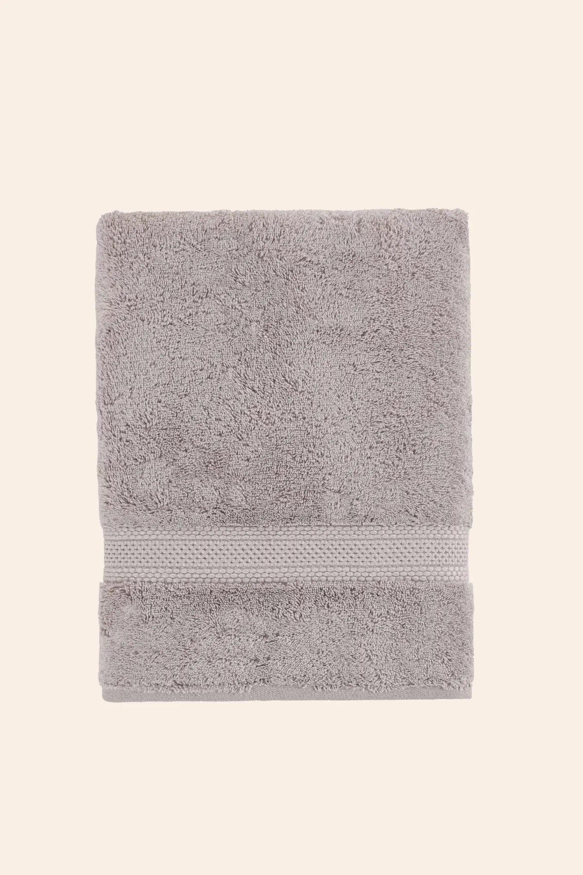 Mısır %100 Mısır Pamuğu Havlu Seti Burnt Grey