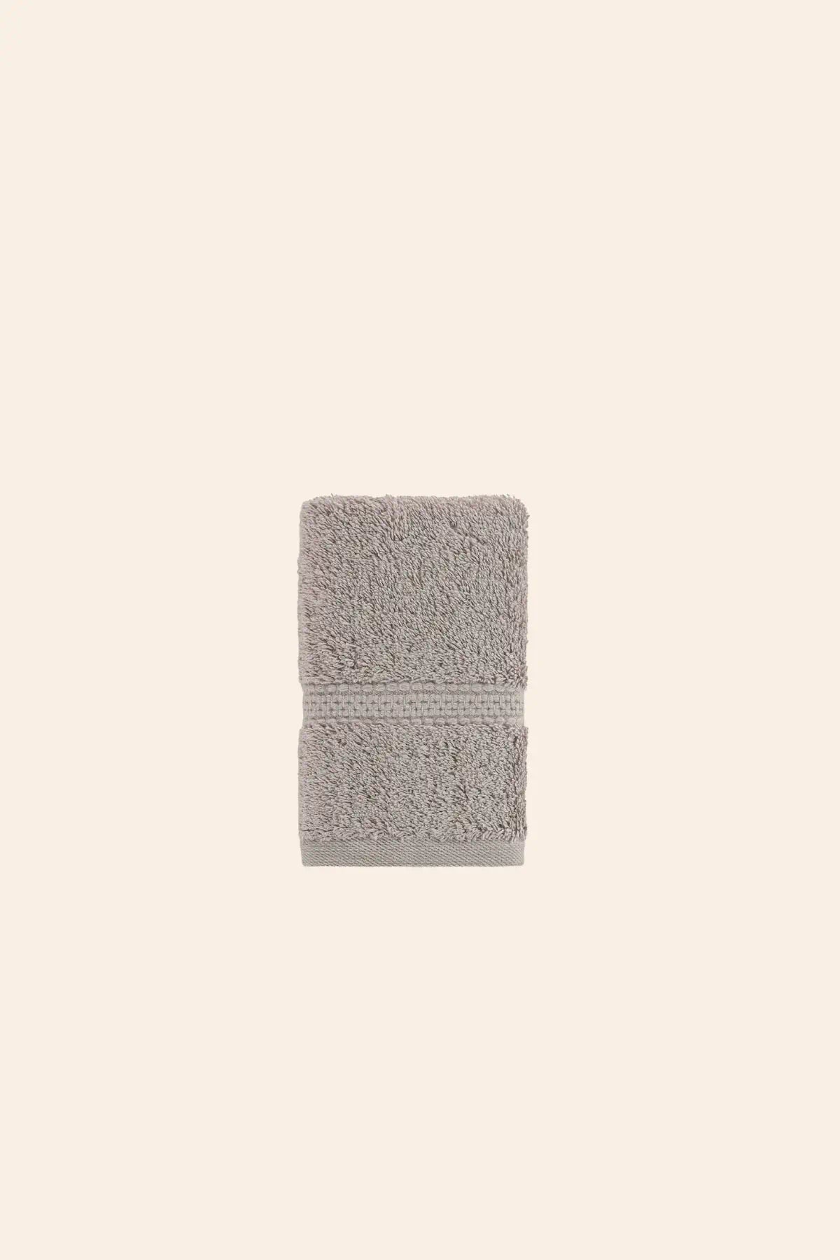 Mısır %100 Mısır Pamuğu Havlu Seti Burnt Grey