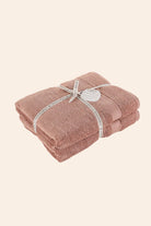 Mısır %100 Mısır Pamuğu Havlu Seti Copper Rose