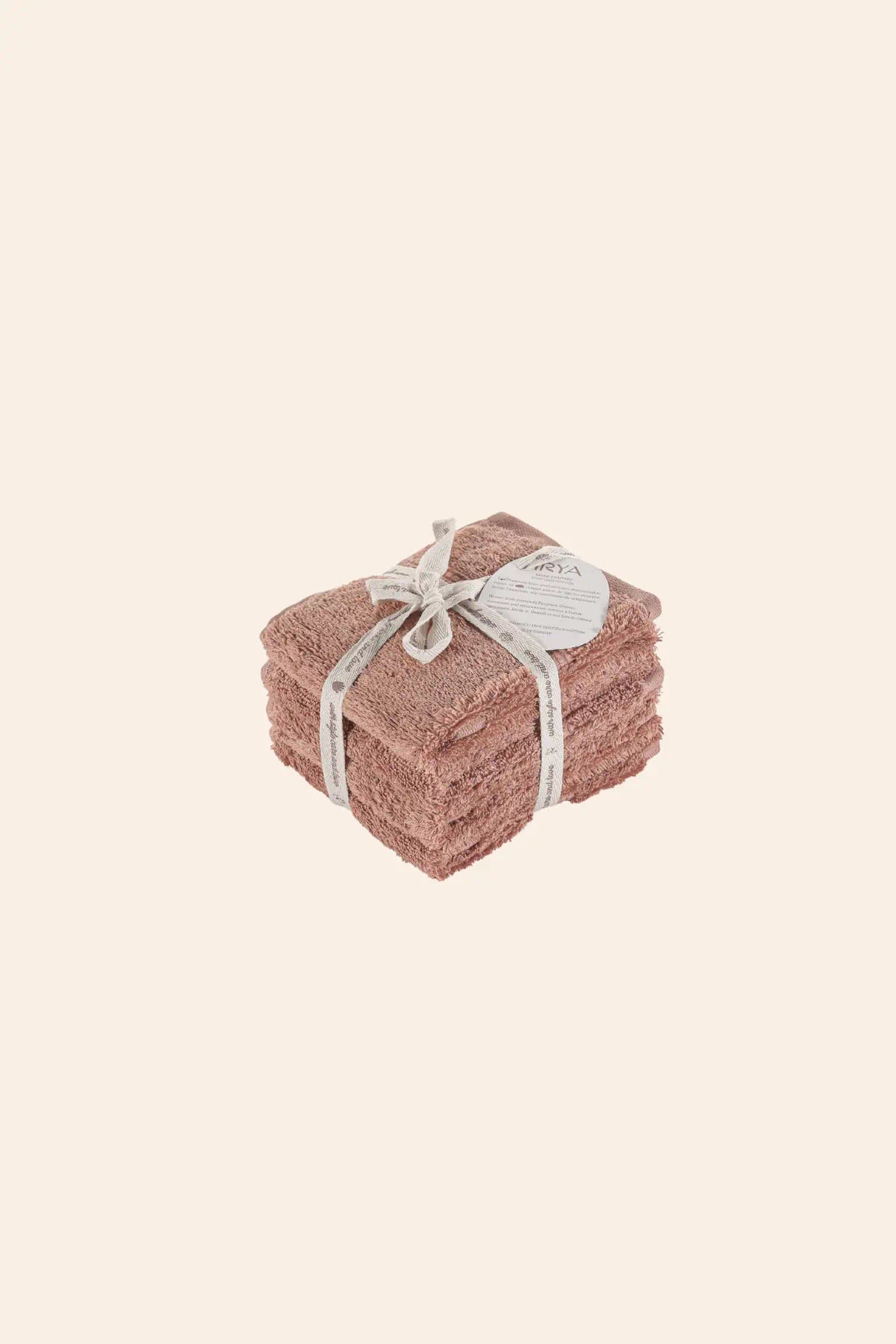 Mısır %100 Mısır Pamuğu Havlu Seti Copper Rose