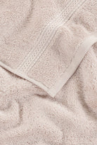 Mısır %100 Mısır Pamuğu Havlu Seti Oyster Beige