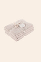 Mısır %100 Mısır Pamuğu Havlu Seti Oyster Beige