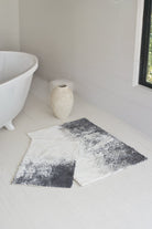 İRYA-Nera 2'Li Banyo Paspası 40X60+60X90 Koyu Gri-Paspas-1-Milagron.com