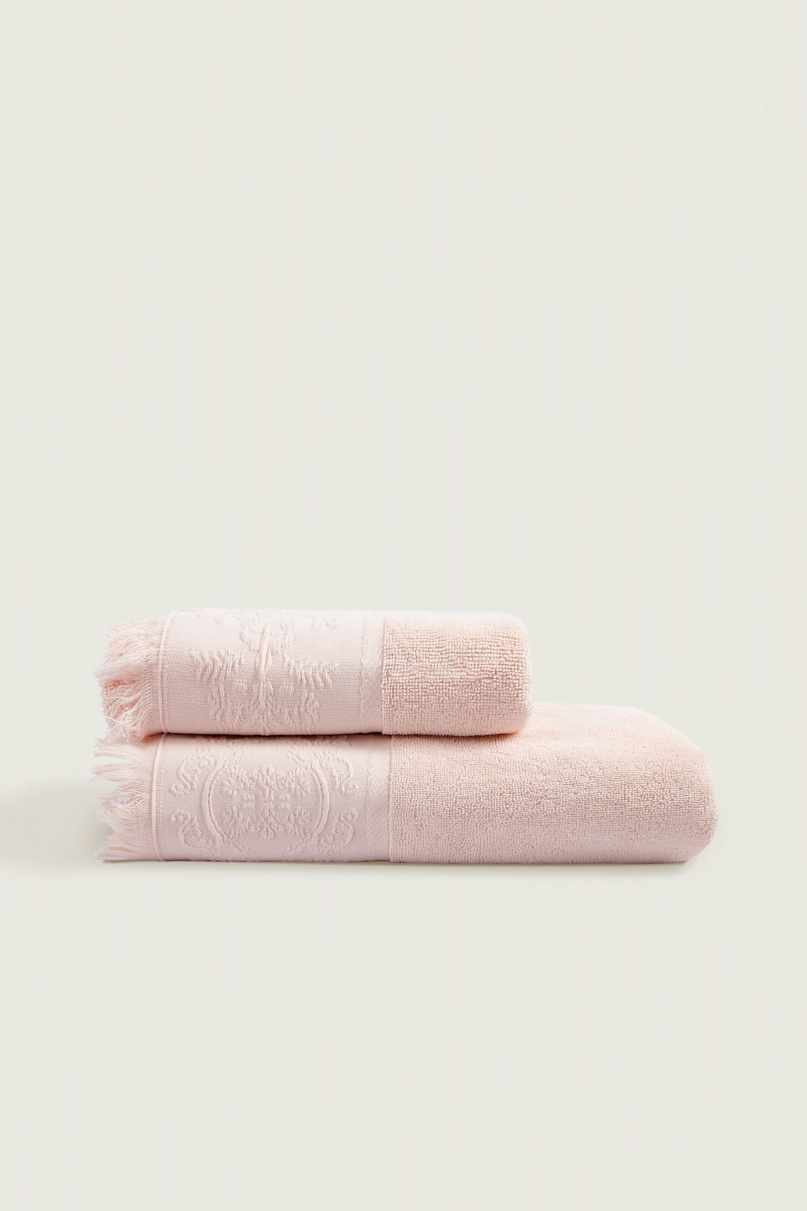 İRYA-Nera Banyo Havlusu 90X150 Cm Pembe-Havlu & Havlu Setleri-4-Milagron.com