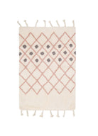 İRYA-Neveda Tekli Banyo Paspası %100 Pamuk 60X90 Pembe-Paspas-2-Milagron.com