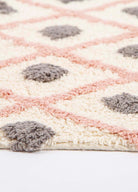 İRYA-Neveda Tekli Banyo Paspası %100 Pamuk 60X90 Pembe-Paspas-5-Milagron.com