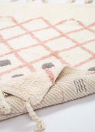 İRYA-Neveda Tekli Banyo Paspası %100 Pamuk 60X90 Pembe-Paspas-7-Milagron.com