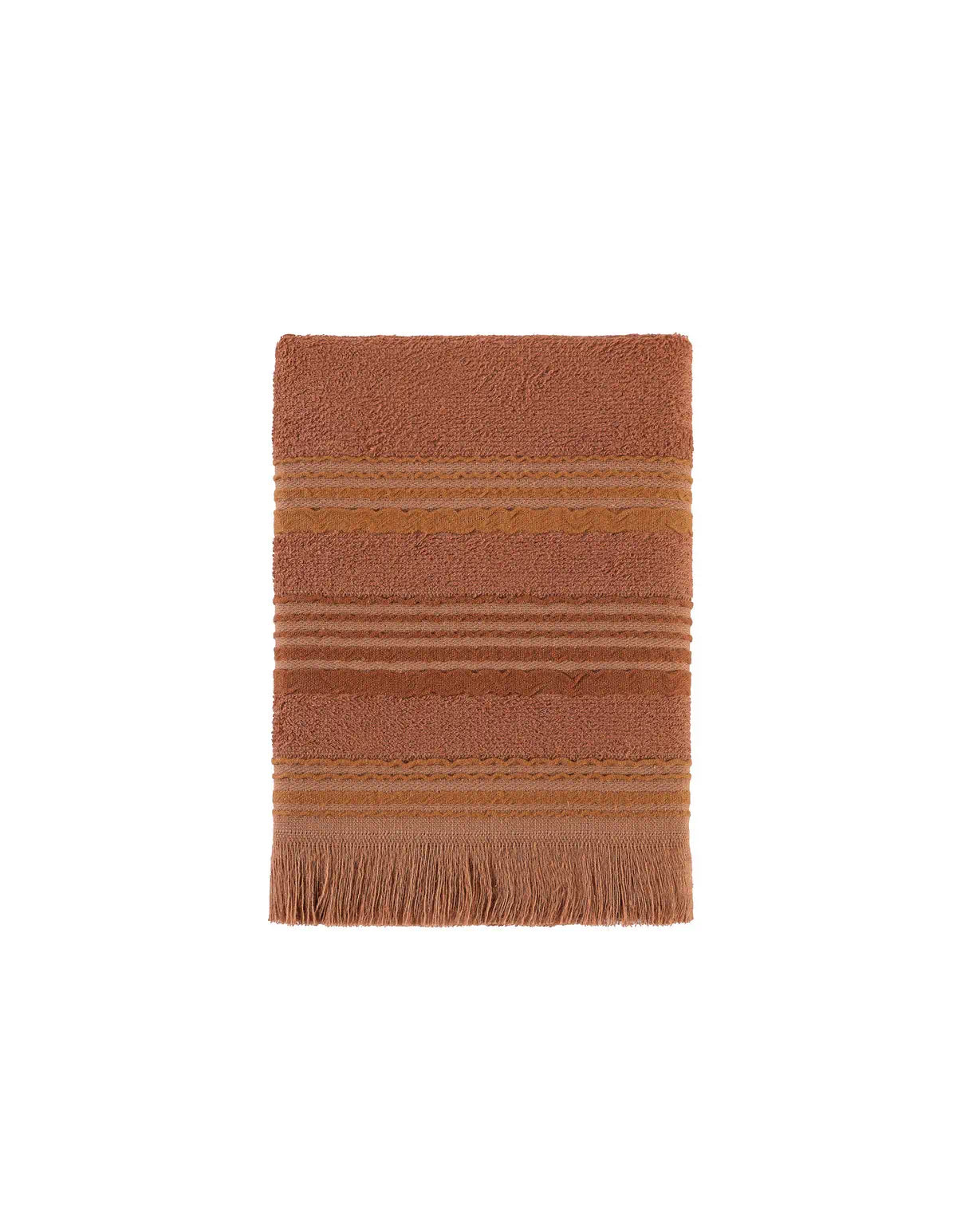 New Derin Bambu Yüz Havlusu 50X90 Cm Cinnamon Ash