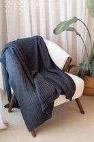 İRYA-Night Örme Battaniye 130X170 Lacivert-Battaniye-2-Milagron.com
