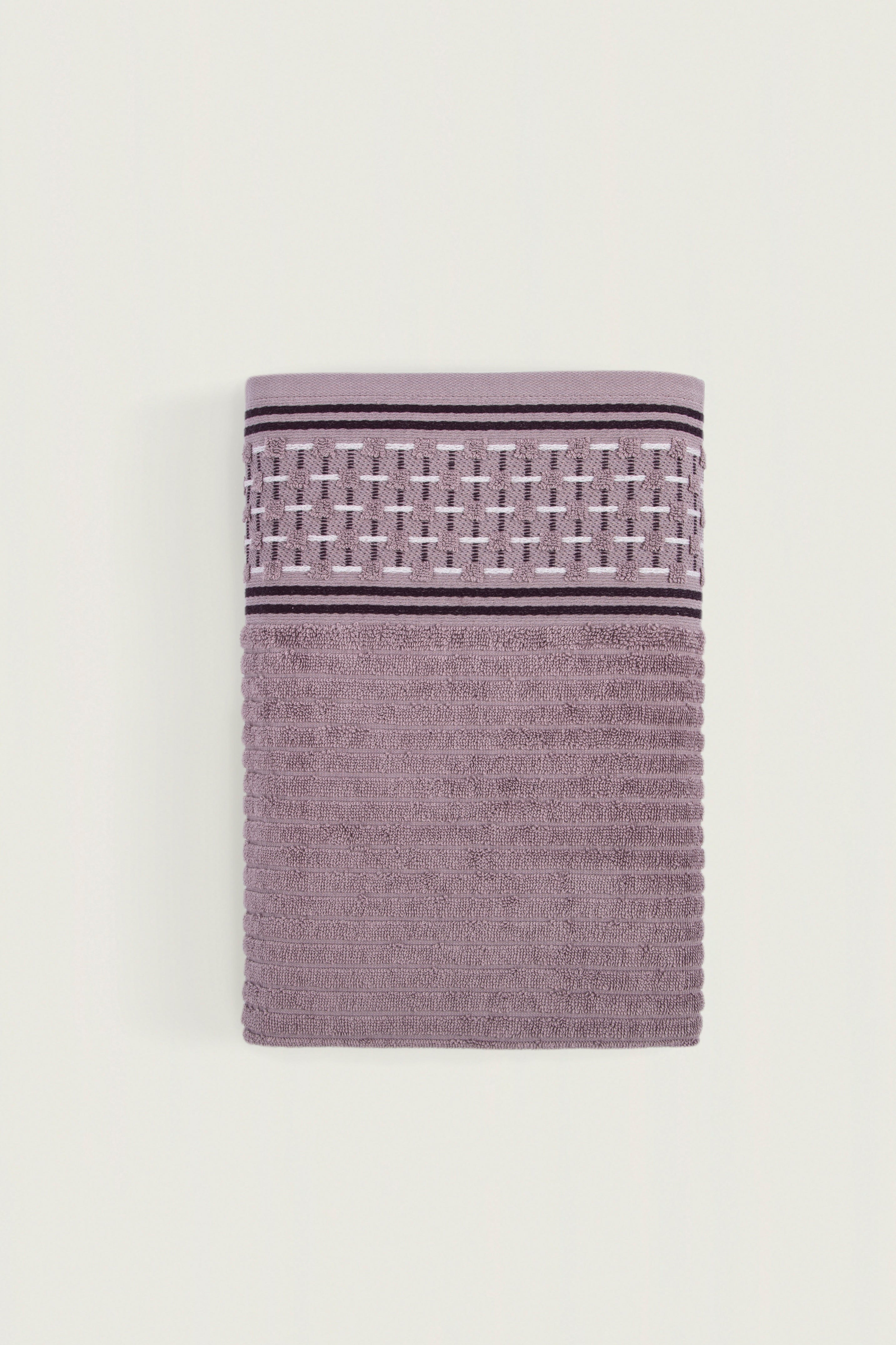 İRYA-Olwen Banyo Havlusu 70X140 Cm Lila-Havlu & Havlu Setleri-1-Milagron.com