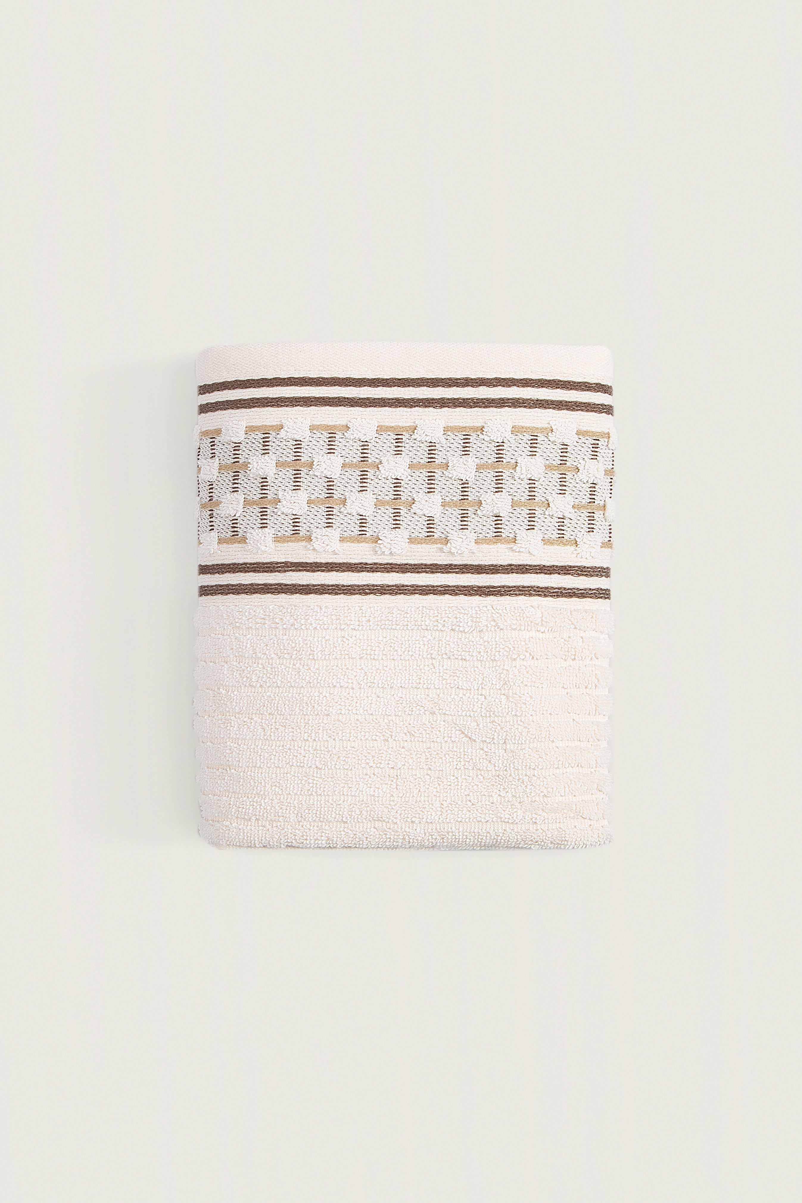 İRYA-Olwen Banyo Havlusu 90X150 Cm Ekru-Havlu & Havlu Setleri-1-Milagron.com