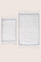 İRYA-Root 2’Li Takım Banyo Paspası %100 Pamuk 40X60+60X90 Cm Buz Mavi-Paspas-2-Milagron.com