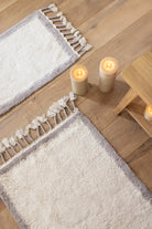 İRYA-Root 2’Li Takım Banyo Paspası Bambu 40X60+60X90 Cm Koyu Gri-Banyo Paspası-2-Milagron.com