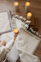 İRYA-Root 2’li Takım Banyo Paspası Bambu 40x60+60x90 Cm Koyu Gri-Banyo Paspası-3-Milagron.com