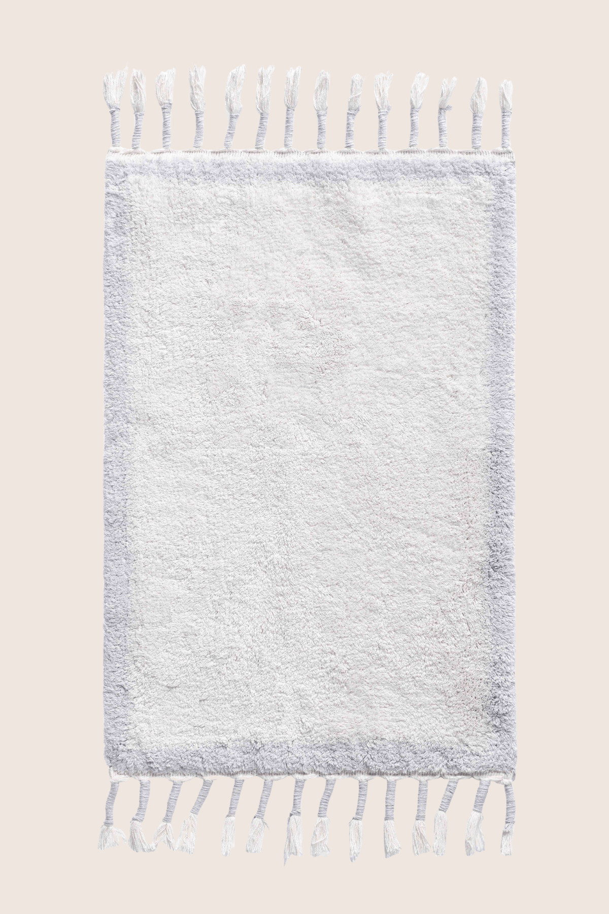 İRYA-Root Tekli Banyo Paspası %100 Pamuk 50X80 Cm Buz Mavi-Paspas-3-Milagron.com