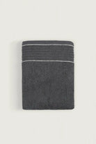 İRYA-Roya Banyo Havlusu 90X150 Cm Antrasit-Havlu & Havlu Setleri-2-Milagron.com