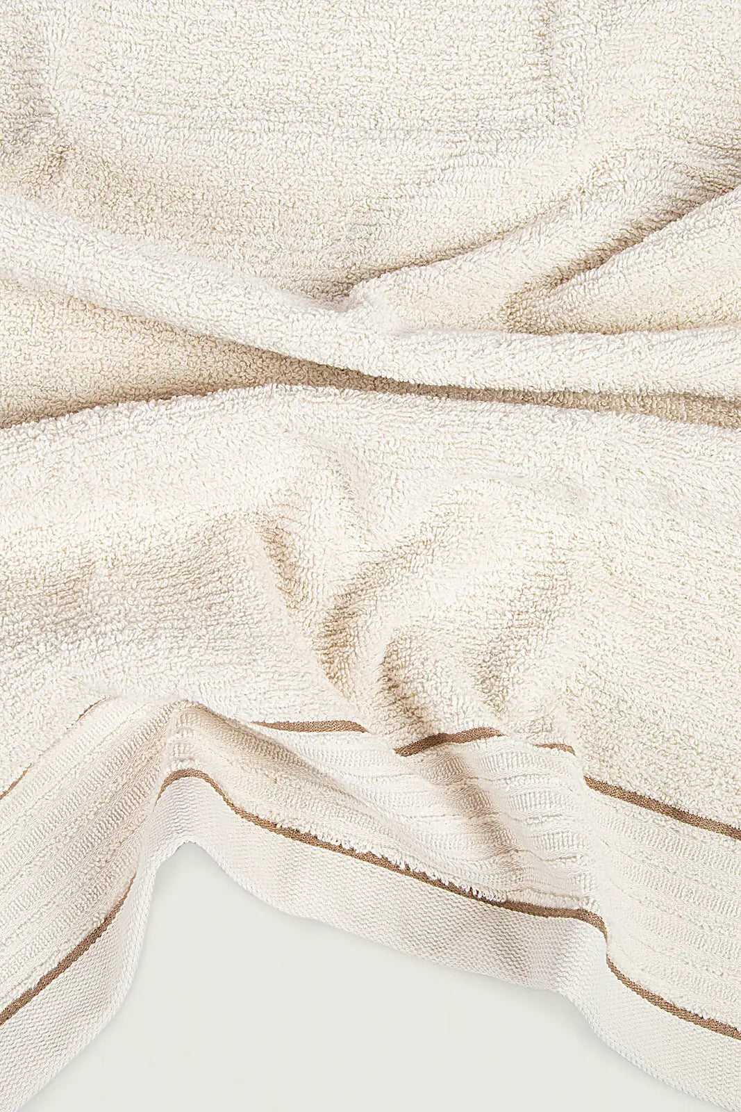 İRYA-Roya Banyo Havlusu 90X150 Cm Bej-Havlu & Havlu Setleri-4-Milagron.com