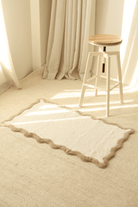 İRYA-Scallop Tekli Banyo Paspası Bambu 60X100 Bej-Paspas-5-Milagron.com