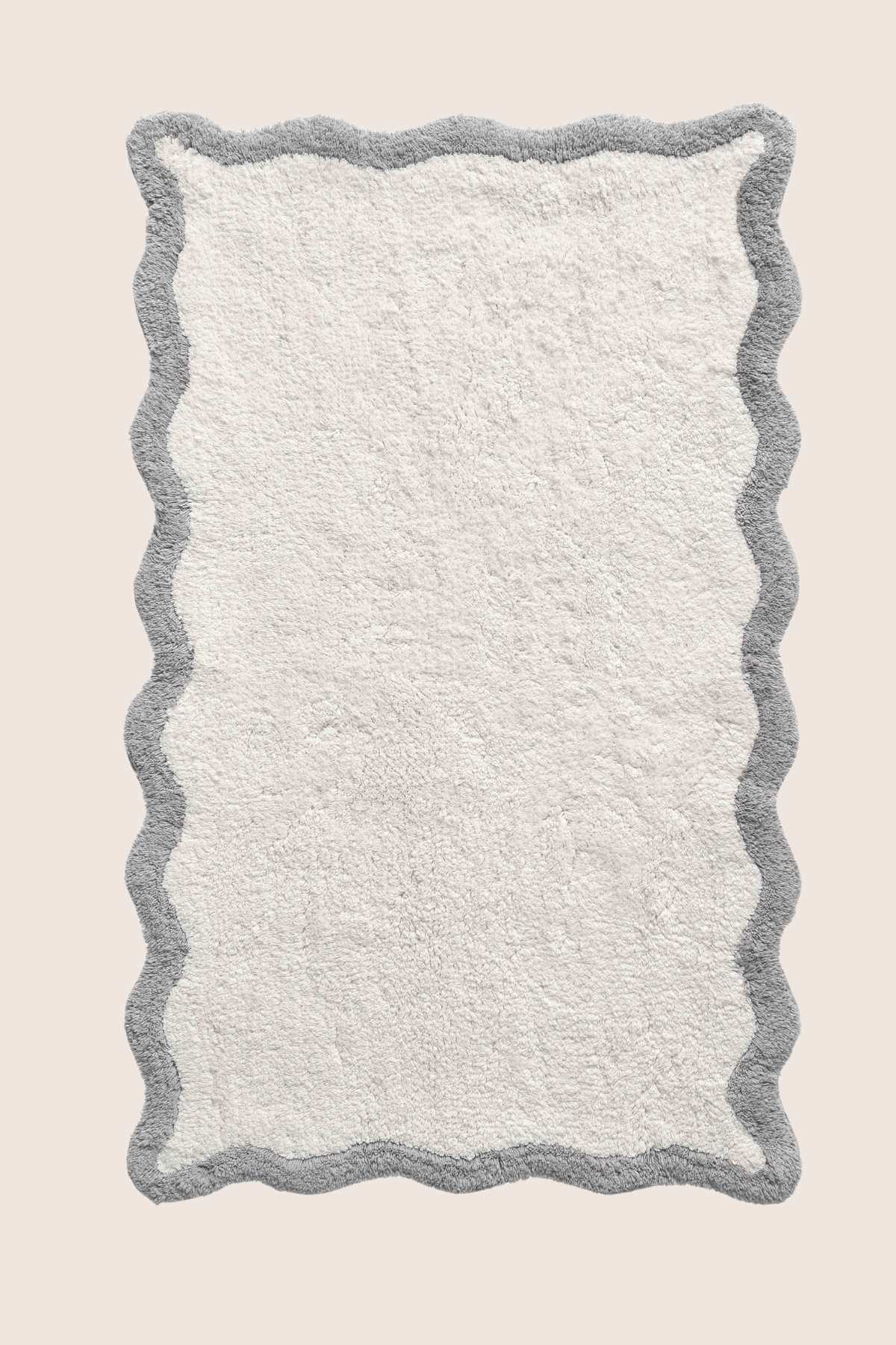 İRYA-Scallop Tekli Banyo Paspası Bambu 60X100 Gri-Paspas-4-Milagron.com