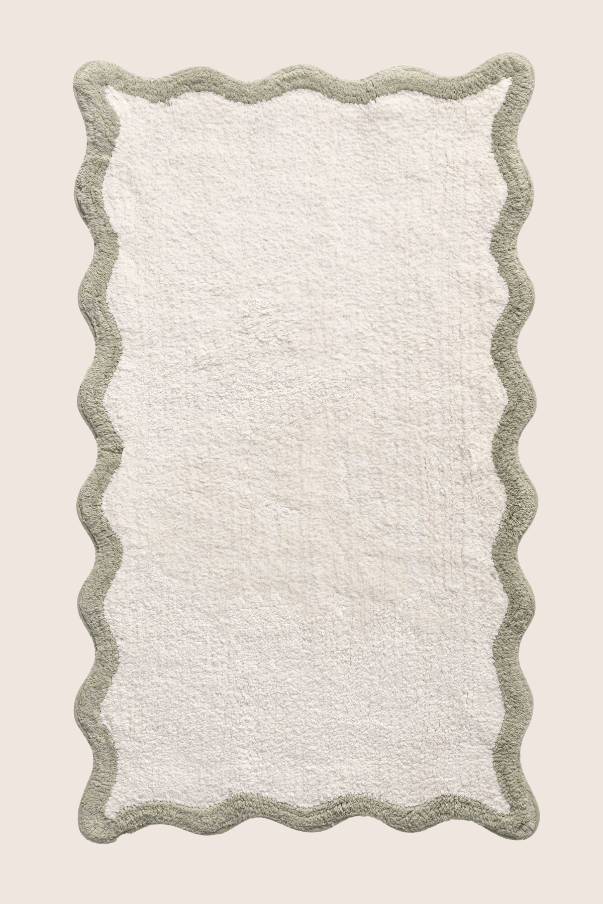 İRYA-Scallop Tekli Banyo Paspası Bambu 60X100 Yeşil-Paspas-4-Milagron.com