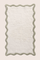 İRYA-Scallop Tekli Banyo Paspası Bambu 60X100 Yeşil-Paspas-4-Milagron.com