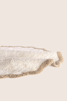 İRYA-Scallop Yuvarlak Banyo Paspası Bambu 90X90 Bej-Paspas-7-Milagron.com