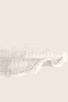İRYA-Scallop Yuvarlak Banyo Paspası Bambu 90X90 Ekru-Paspas-5-Milagron.com