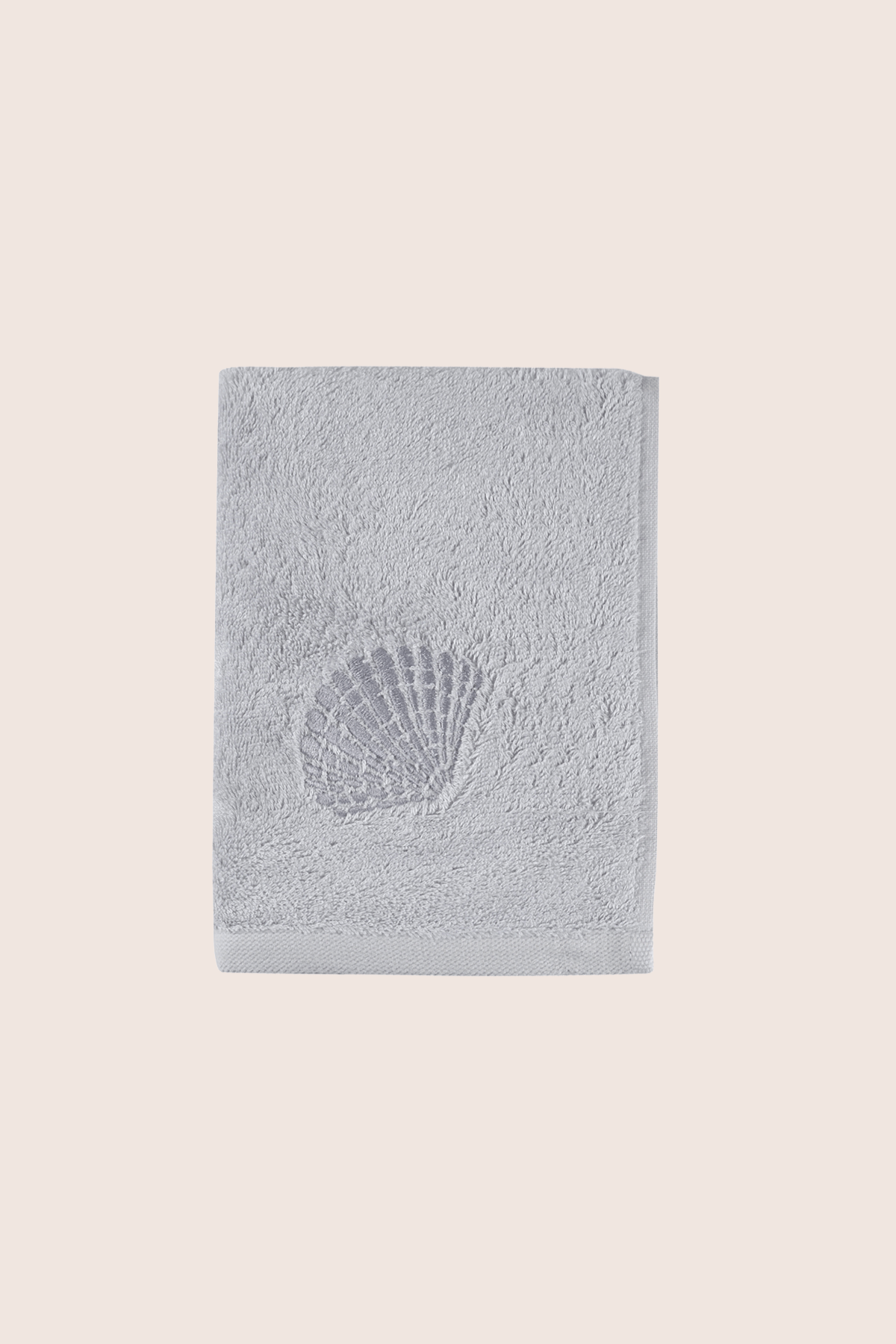 İRYA-Sedef Bambu Nakışlı El Havlusu 50X90 Cm Gri-Havlu & Havlu Setleri-6-Milagron.com