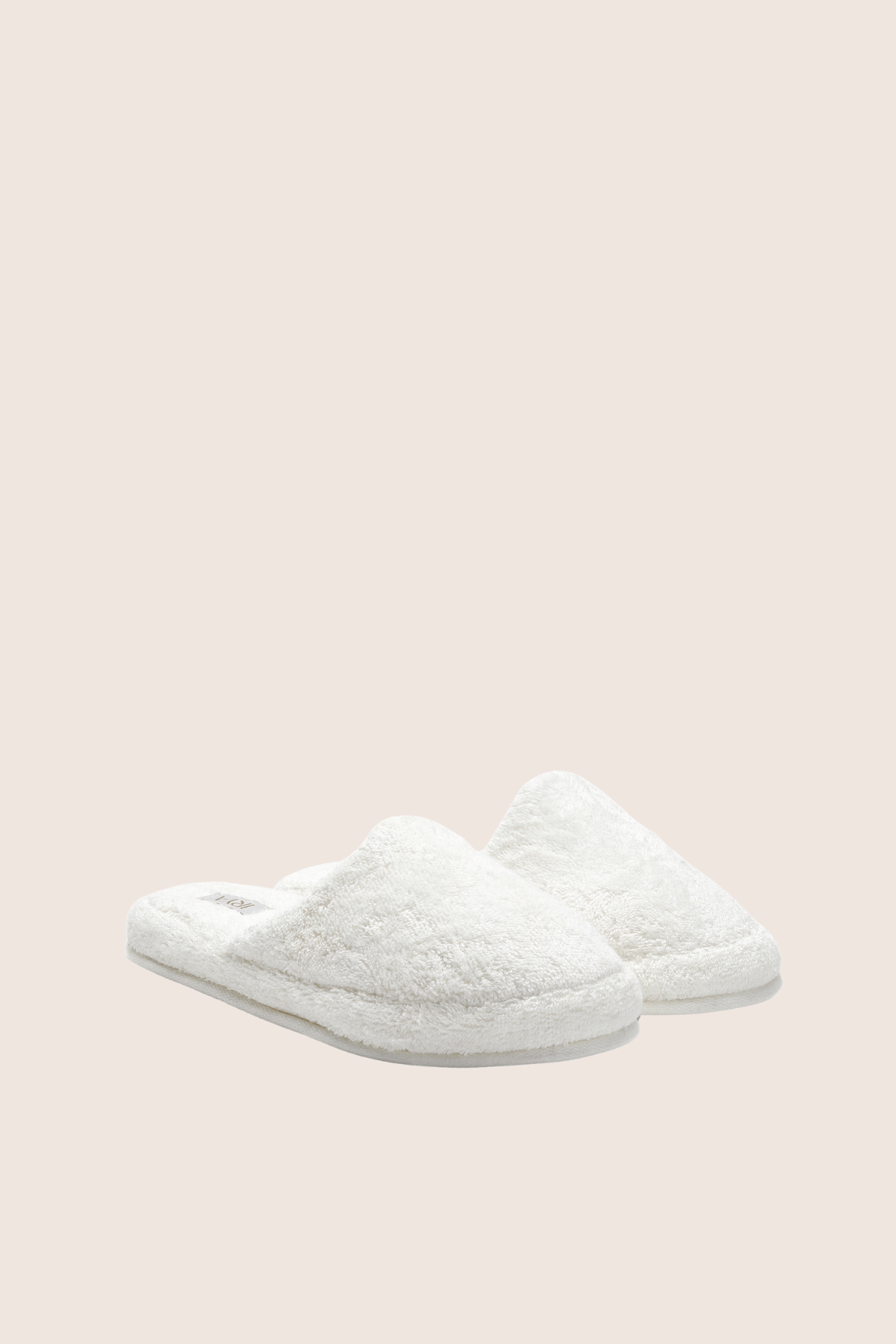 İRYA-Sedef Bambu Unisex Kalın Tabanlı Havlu Terlik Ekru-Sandalet & Terlik-3-Milagron.com
