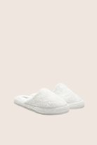 İRYA-Sedef Bambu Unisex Kalın Tabanlı Havlu Terlik Ekru-Sandalet & Terlik-3-Milagron.com