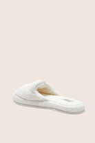 İRYA-Sedef Bambu Unisex Kalın Tabanlı Havlu Terlik Ekru-Sandalet & Terlik-4-Milagron.com