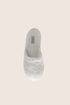 İRYA-Sedef Bambu Unisex Kalın Tabanlı Havlu Terlik Ekru-Sandalet & Terlik-5-Milagron.com