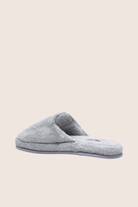 İRYA-Sedef Bambu Unisex Kalın Tabanlı Havlu Terlik Gri-Sandalet & Terlik-4-Milagron.com