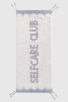 Selfcare Club Tekli %100 Pamuk Pamuk Banyo Paspası 50X120 Cm Pure Mavi/Lila