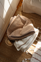 İRYA-Shadow %100 Pamuk Banyo Havlusu 70X140 Cm Bej-Havlu & Havlu Setleri-7-Milagron.com