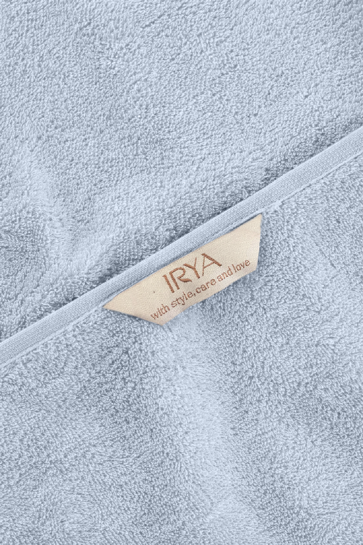 İRYA-Shadow %100 Pamuk El Havlusu 50X90 Cm Misty Blue-3-Milagron.com