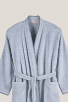 Shadow %100 Pamuk Erkek Bornoz Misty Blue