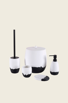 İRYA-Shadow 5 Parça Banyo Seti Siyah-Banyo Düzenleyicileri-3-Milagron.com