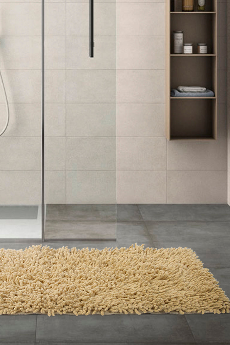 Irya-Shalla Dion Banyo Paspası Hardal 50x80-3-Milagron.com