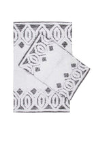 İRYA-Sherry 2’Li Takım Banyo Paspası %100 Pamuk 40X60 + 60X90 Gri-Paspas-2-Milagron.com