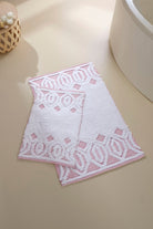 İRYA-Sherry 2’Li Takım Banyo Paspası %100 Pamuk 40X60 + 60X90 Pembe-Paspas-1-Milagron.com