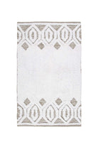 İRYA-Sherry Tekli Banyo Paspası %100 Pamuk 70X110 Bej-Paspas-2-Milagron.com