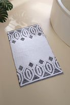 İRYA-Sherry Tekli Banyo Paspası %100 Pamuk 70X110 Gri-Paspas-1-Milagron.com
