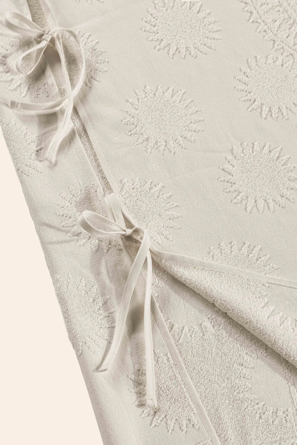Solara %100 Pamuk Plaj Pançosu Coconut Cream