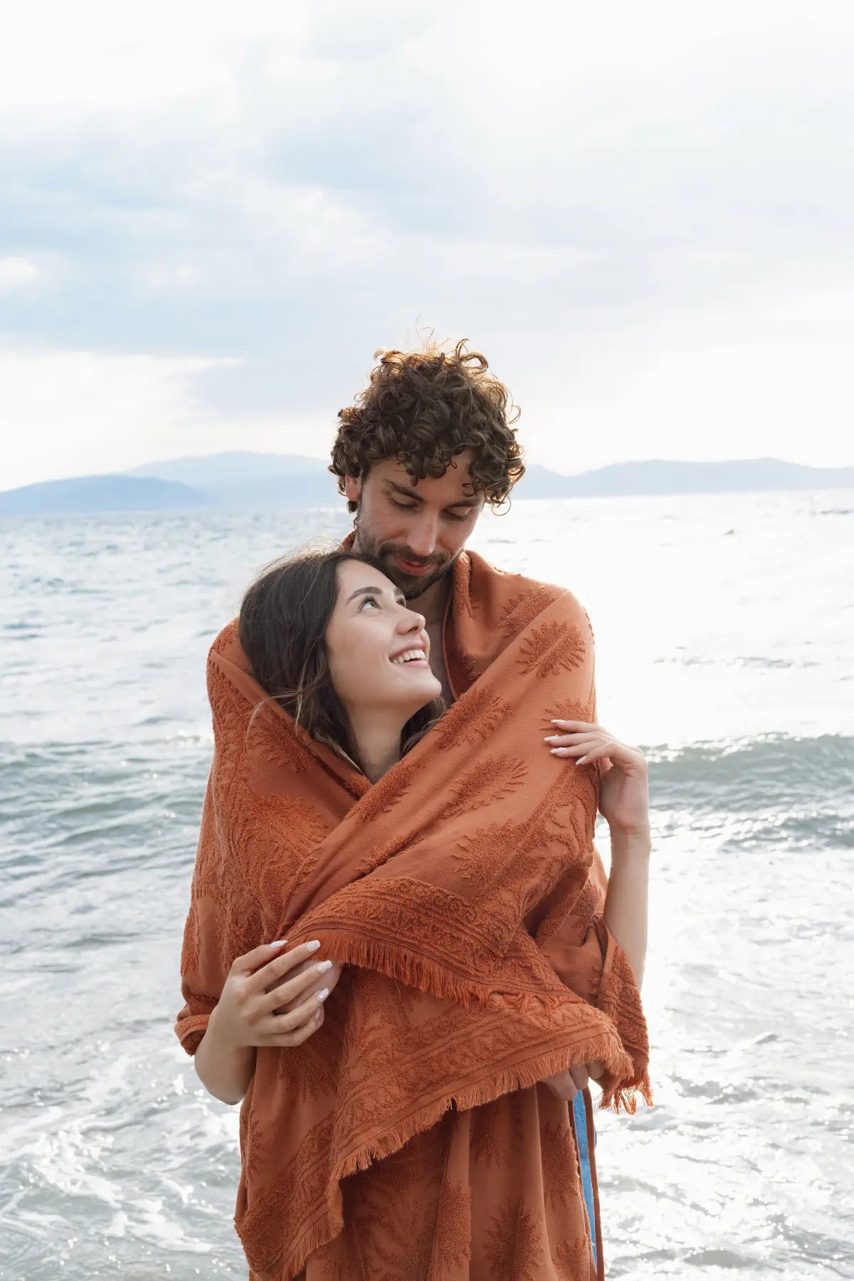 Solara %100 Pamuk Plaj Pançosu Orange Sun