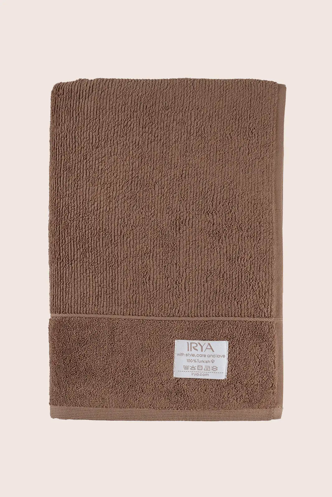 İRYA-Solena Banyo Havlusu 70X140Cm Kahve-Havlu & Havlu Setleri-3-Milagron.com