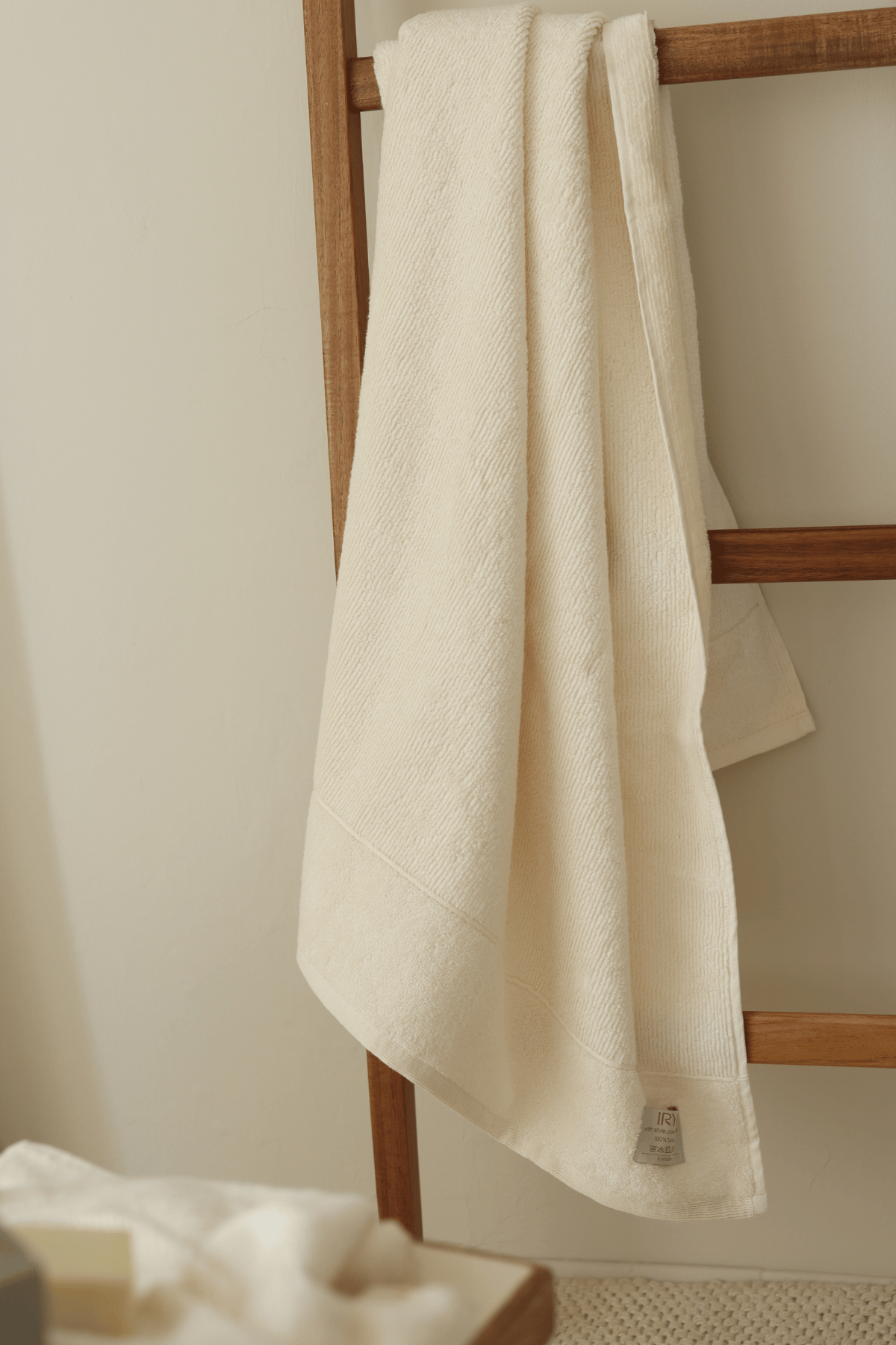 İRYA-Solena Havlu 70X140Cm Ekru-Havlu & Havlu Setleri-1-Milagron.com