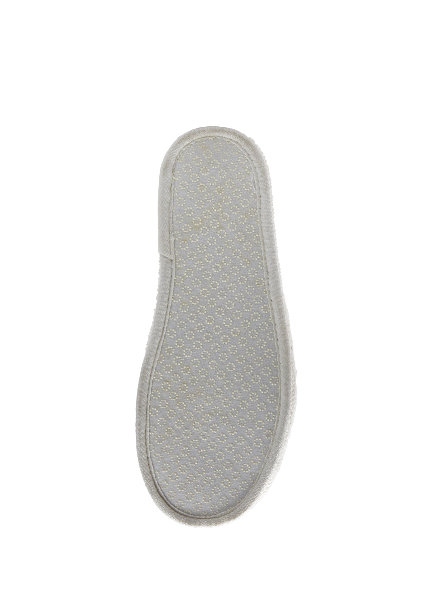 İRYA-Solena Unisex Kalın Tabanlı Havlu Terlik Ekru-Sandalet & Terlik-10-Milagron.com