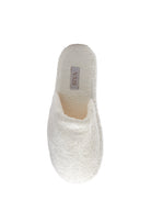 İRYA-Solena Unisex Kalın Tabanlı Havlu Terlik Ekru-Sandalet & Terlik-9-Milagron.com