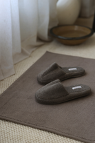 İRYA-Solena Unisex Kalın Tabanlı Havlu Terlik Gri-Sandalet & Terlik-4-Milagron.com
